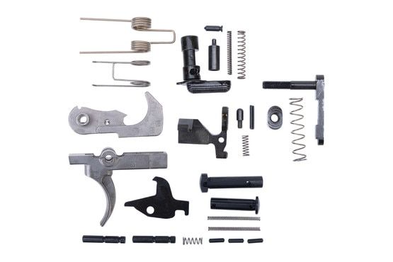 AR-15 lower parts kit, no trigger guard.